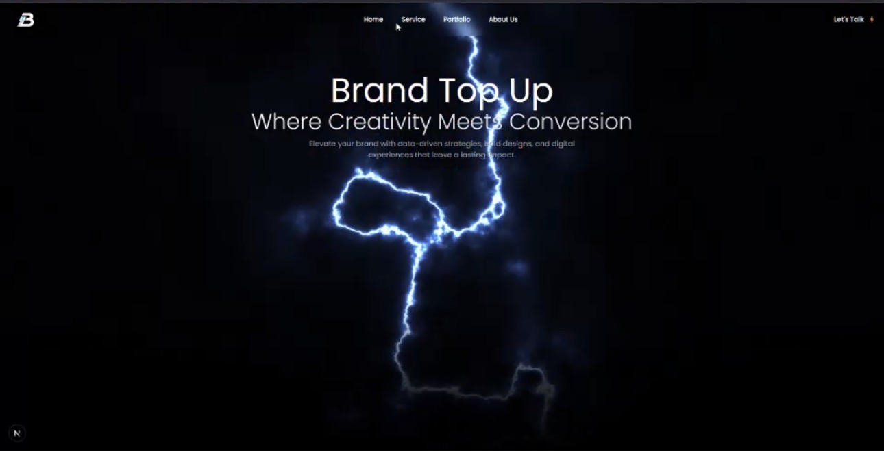 Brand Top Up marketing agency site