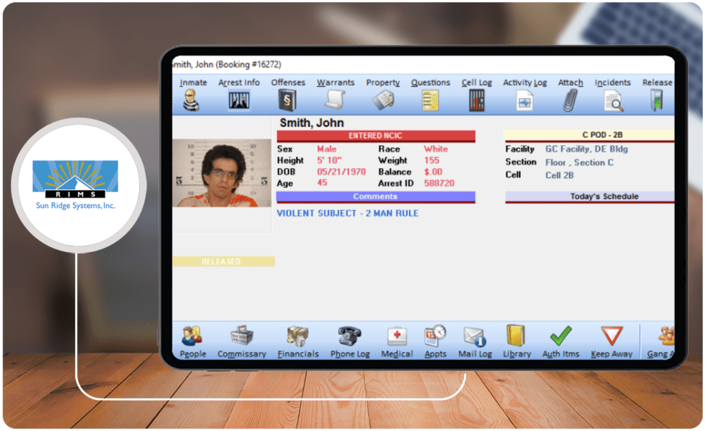 Inmate Management System